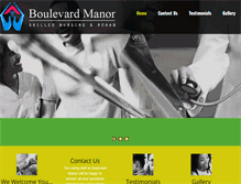 Tablet Screenshot of blvdmanor.com